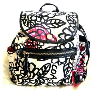 Coach Graffiti Floral Backpack Bag/Purse